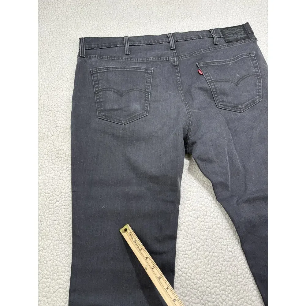 LEVIS 541 Jeans‎ Athletic Taper Straight Grey Denim Twill Jeans Mens W44 L30